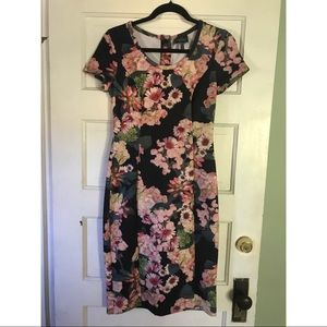 Adrianna Papell Floral Dress